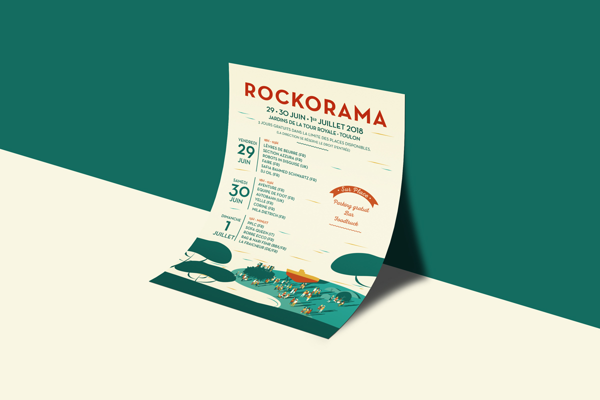 Création Flyer Rockorama 2018